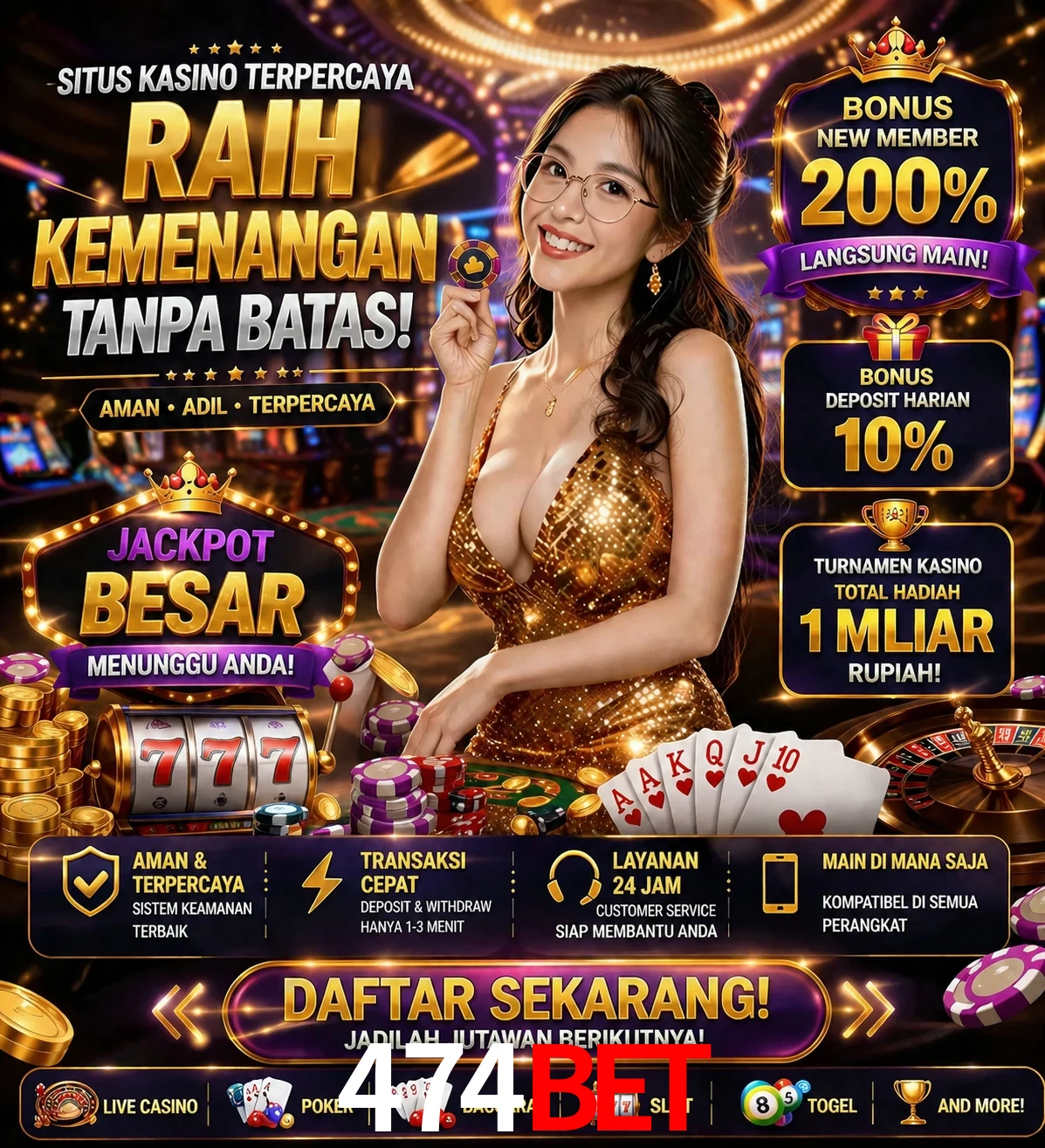Roleta e blackjack 474bet